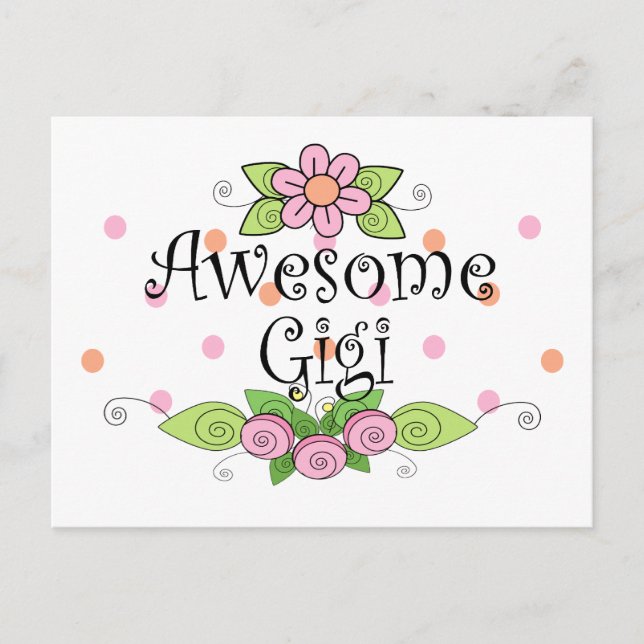 Awesome Gigi T-Shirt Postcard (Front)