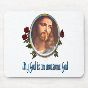 Awesome God Mouse Pad