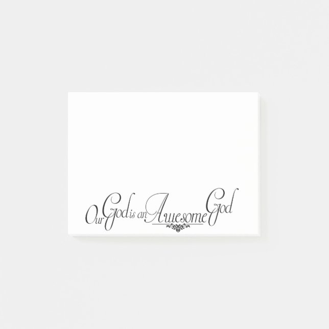 Awesome God Post-it Notes (Front)