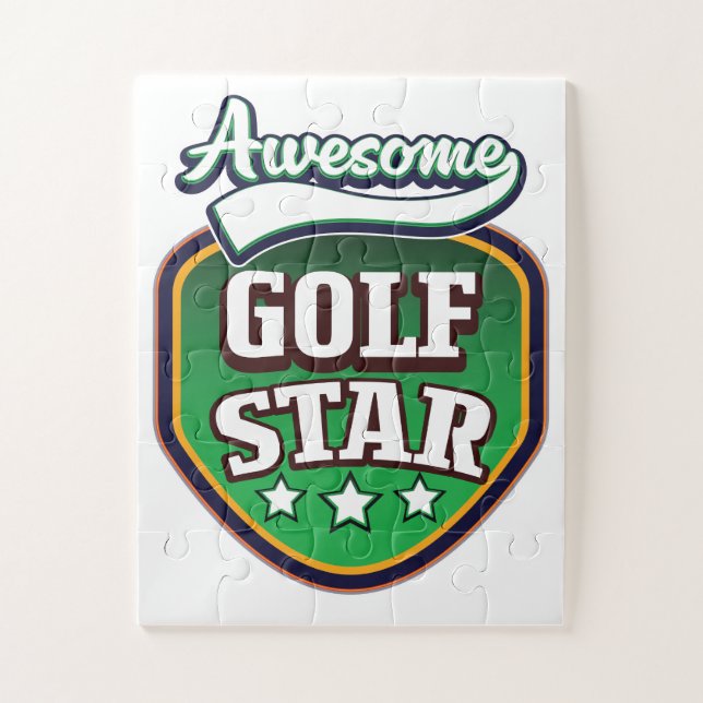 Awesome Golf Star  Jigsaw Puzzle (Vertical)