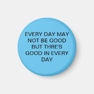 Awesome Gorgeous Sweet Blue With Text  Magnet
