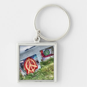 Awesome Graffiti Art in Berkeley California Keychain
