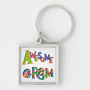 Awesome Gram T-shirts and Gifts Keychain