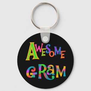 Awesome Gram T-shirts and Gifts Keychain