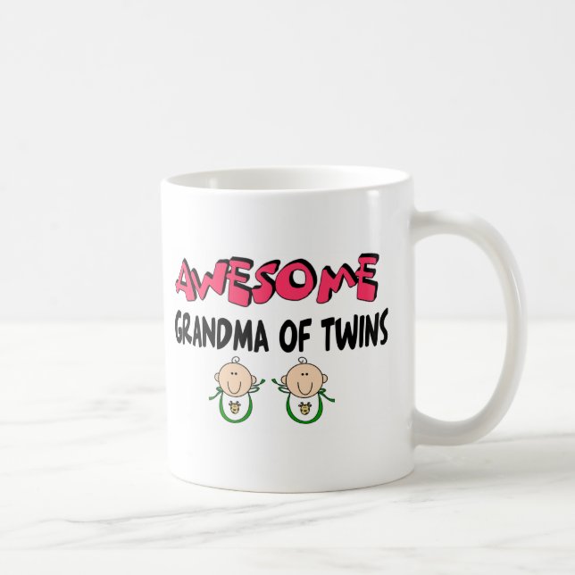 AWESOME GRANDMA of TWINS Coffee Mug (Right)