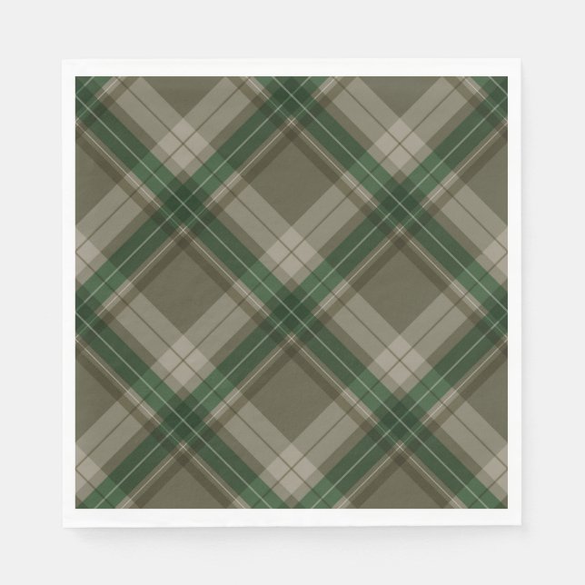 Awesome Green Plaid Napkin (Front)