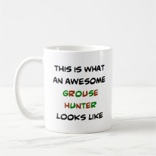awesome grouse hunter coffee mug