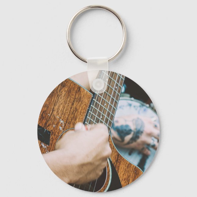 Awesome Guitar Keychain (Front)