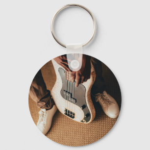 Awesome Guitar Keychain