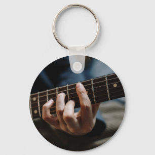 Awesome Guitar Keychain