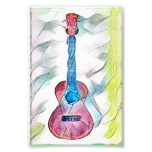 Awesome Guitar Photo Print