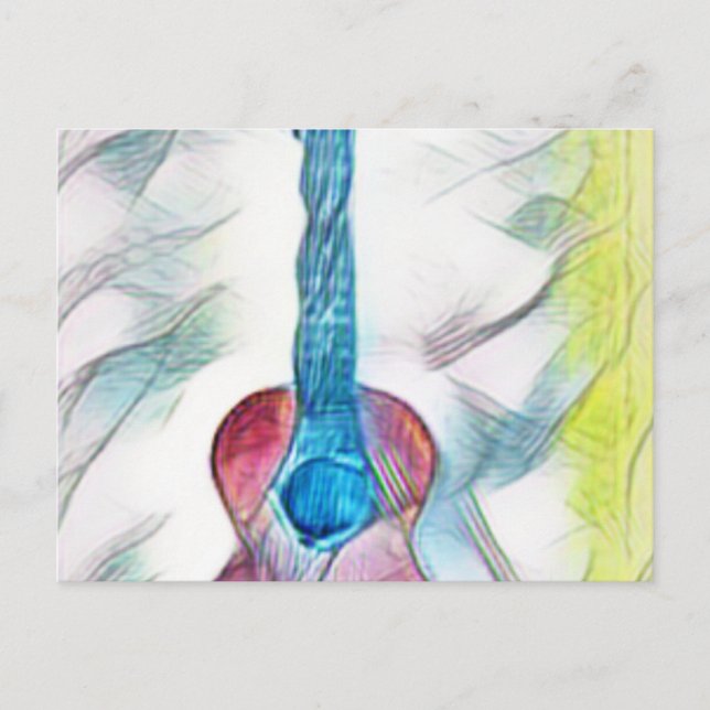 Awesome Guitar Postcard (Front)
