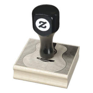 Awesome Guitar Rubber Stamp