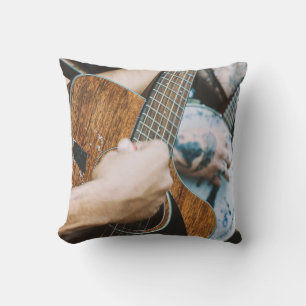 Awesome Guitar Throw Pillow