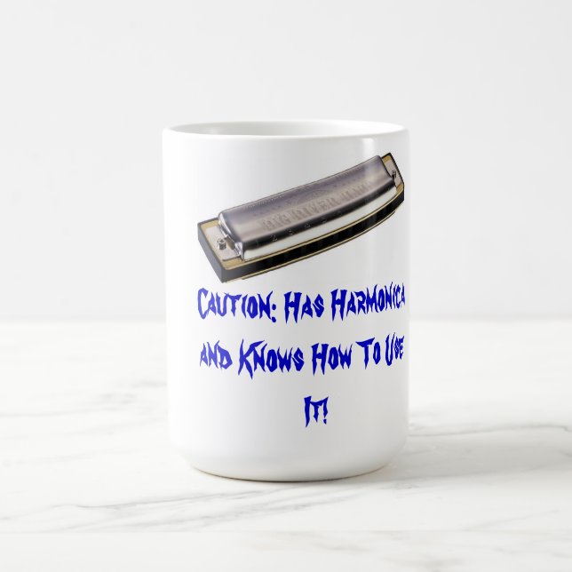 Awesome Harmonica Mug! Coffee Mug (Center)
