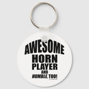 Awesome Horn Player Keychain
