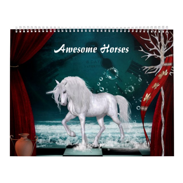 Awesome Horses Calendar (Cover)
