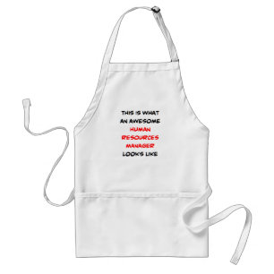 awesome human resources manager standard apron