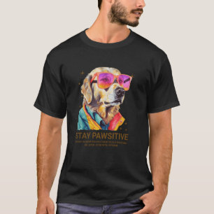 Awesome Humour Quotes With A Pawsitive Dog Puns T-Shirt