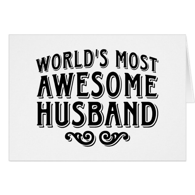 Awesome Husband (Front Horizontal)