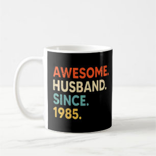 Awesome Husband Since 1985 37 Wedding Aniversary Coffee Mug