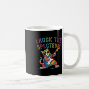 Awesome I Rock The Spectrum Autism Mom Dad Motivat Coffee Mug