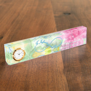 Awesome Infinity symbol "To infinity and beyond" Nameplate