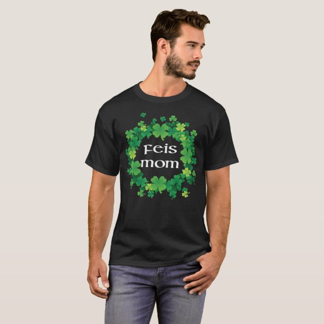 Awesome Irish Dancing Mom Gift Design   She is T-Shirt (Front Full)