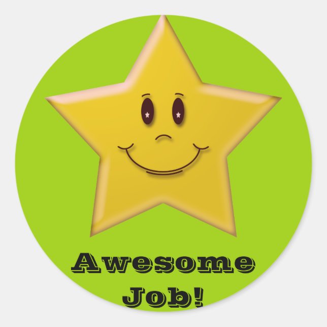 Awesome Job! Sticker (Front)