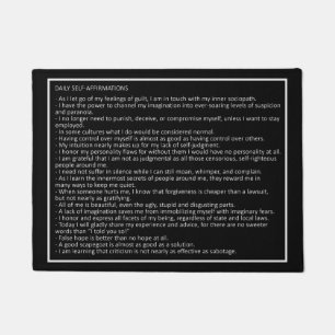 Awesome Jokes custom colour door mat 2