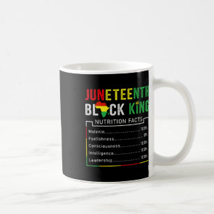 Awesome Juneteenth Black King Melanin Fathers Day  Coffee Mug