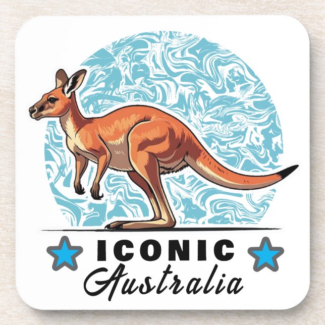 awesome kangaroo coaster (Front)