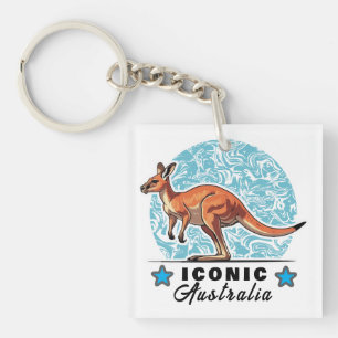 awesome kangaroo keychain