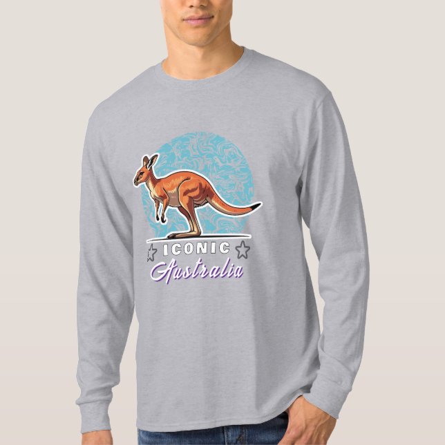 awesome kangaroo T-Shirt (Front)