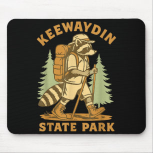 Awesome Keewaydin State Park, Ny Hiking Racoon Hik Mouse Pad