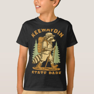 Awesome Keewaydin State Park, Ny Hiking Racoon Hik T-Shirt