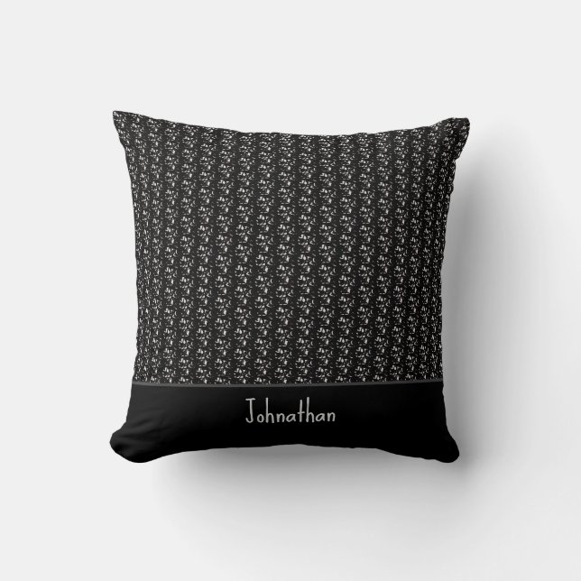 Awesome Kenyan, African Art Pattern, Throw Pillow (Front)