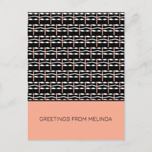 Awesome Kenyan African Pattern Holiday Postcard