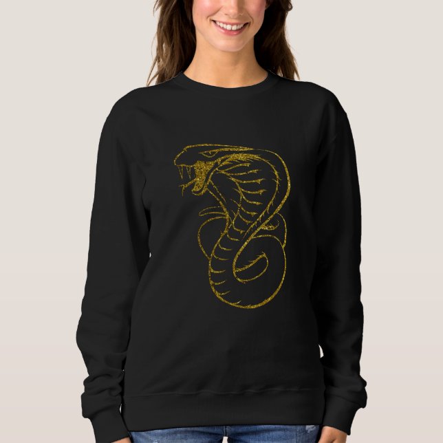 Awesome King Cobra Snake Sweatshirt (Front)