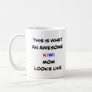 awesome kiwi mom coffee mug