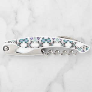Awesome Lacy Look of Blue Violet Flowers Corkscrew