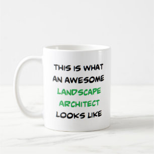 awesome landscape architect coffee mug