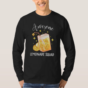 Awesome Lemonade Squad Funny Lemon Juice Lemonade T-Shirt
