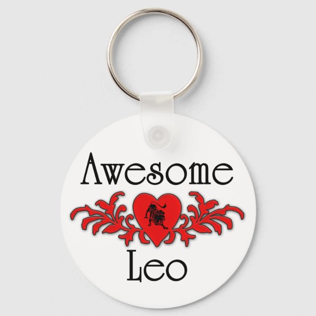 Awesome Leo Keychain (Front)