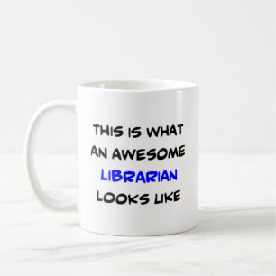 awesome librarian coffee mug