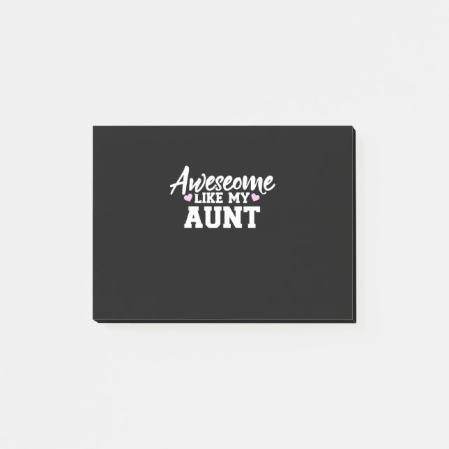 Awesome Like My Aunt Post-it Notes (Front)