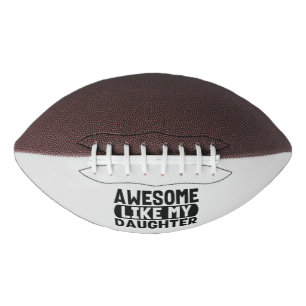 Awesome Like My Daughter Present Parents Dad Mom Football