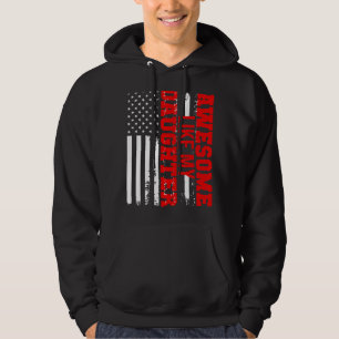 Awesome Like My Daughter Us Usa American Flag  202 Hoodie