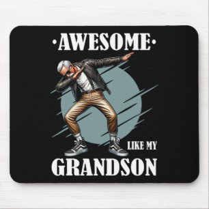 Awesome Like My Grandson Mouse Pad
