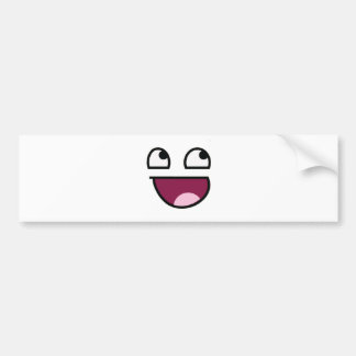 Awesome Lulz Face Bumper Sticker